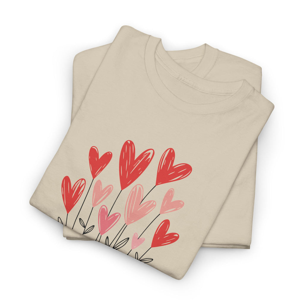 Christian Valentine T-Shirt — "Love Never Fails" (1 Corinthians 13:8) Unisex Cotton Tee