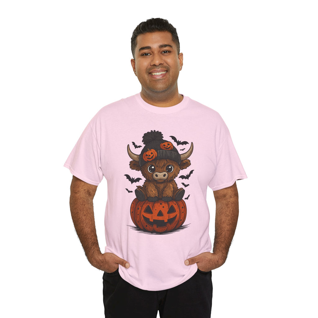 Halloween Cow Unisex Cotton Tshirt