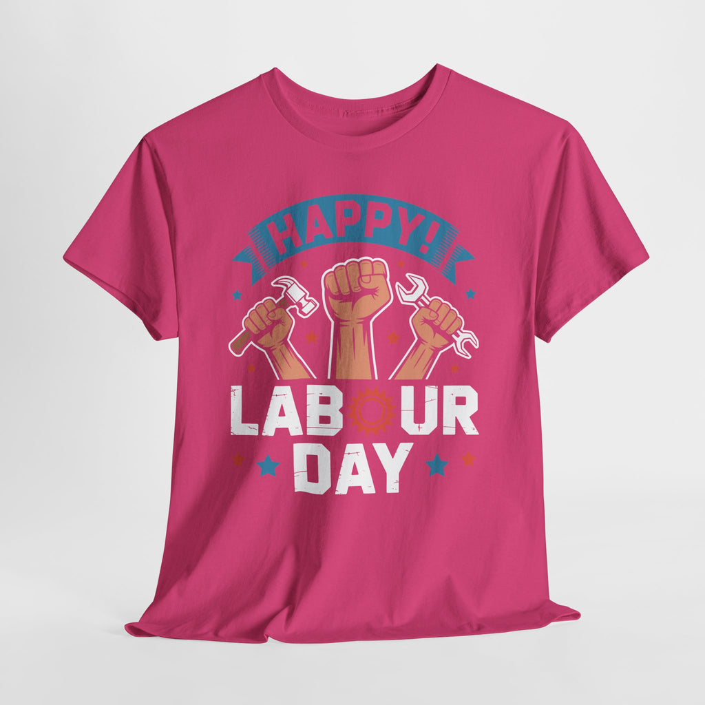 Happy US Labour Day Unisex Heavy Cotton T-Shirt