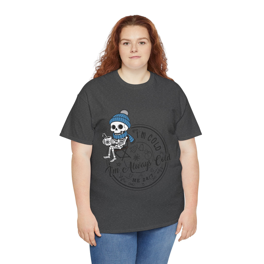 Cozy Skeleton Unisex Cotton Tee