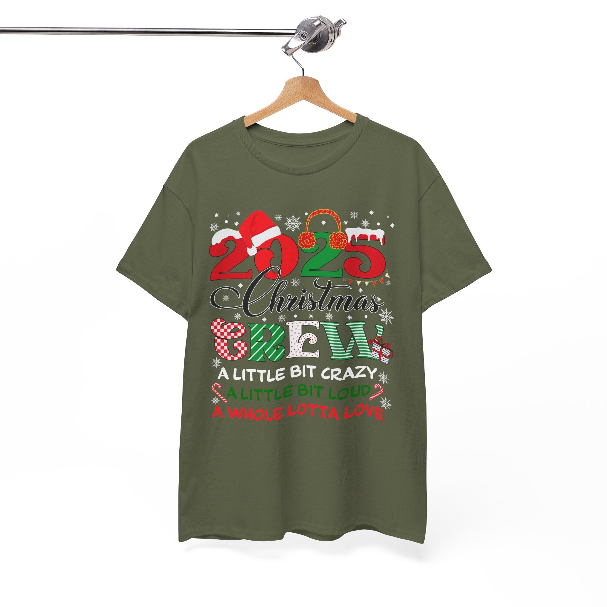 Christmas Crew 2025 Unisex Cotton Tee
