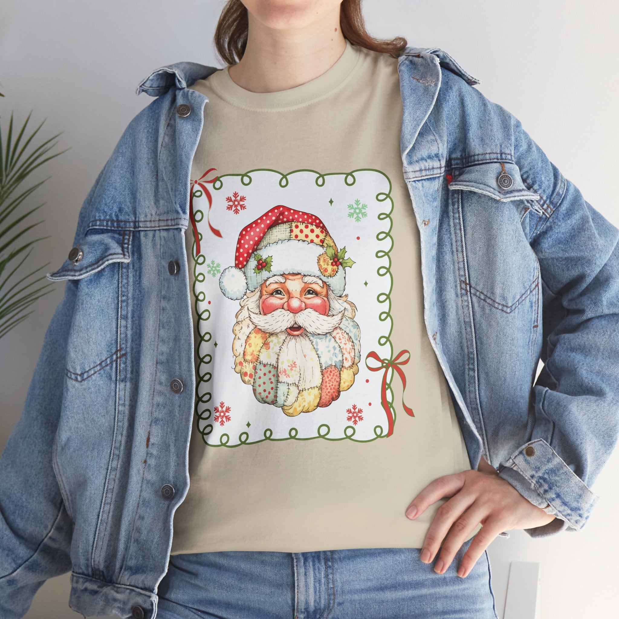 Santa Vintage Unisex Cotton Tee
