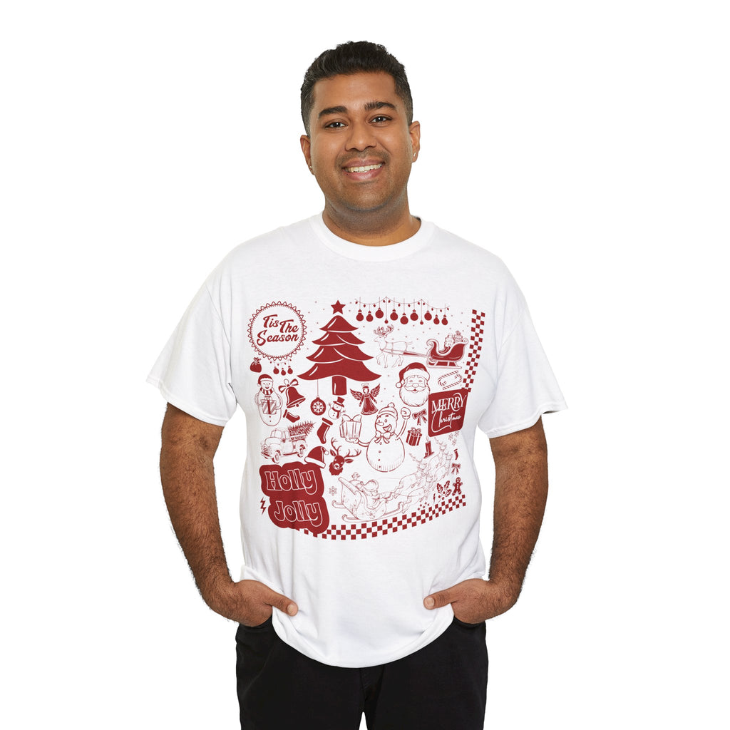 Christmas Festive Unisex Cotton T-shirt