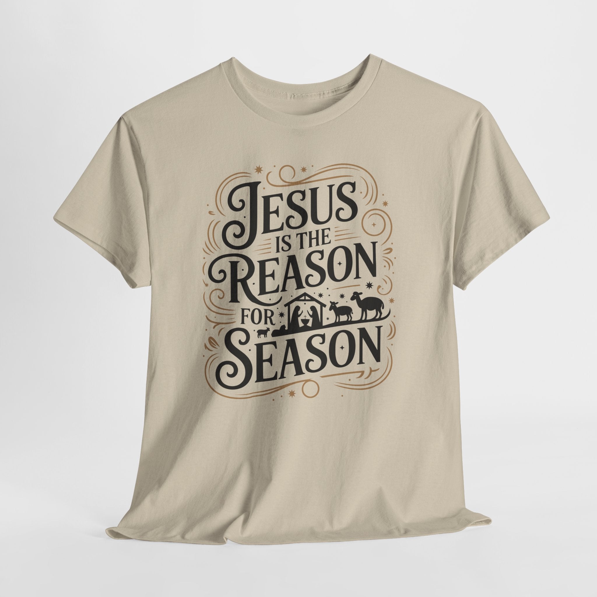 Vintage Gold Frame T-Shirt — Elegant Decorative Flourish Unisex Cotton Tee