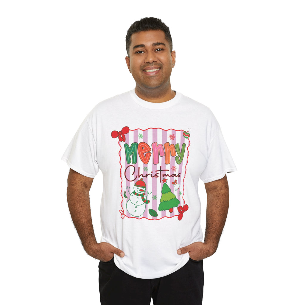Christmas Snowman Unisex Cotton Tee