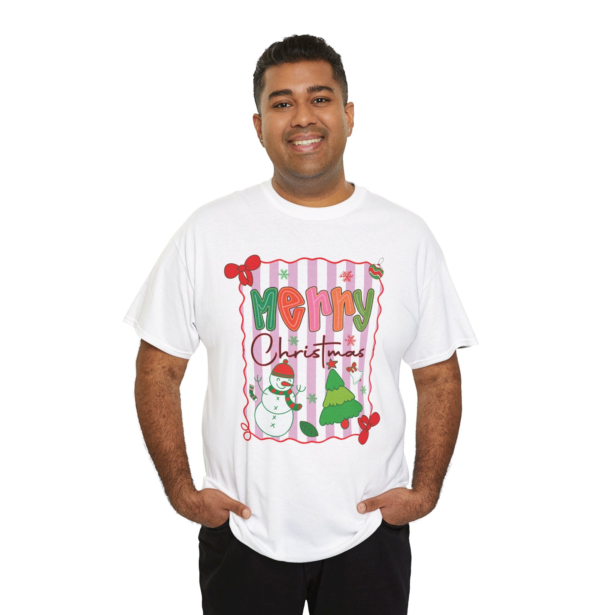Christmas Snowman Unisex Cotton Tee