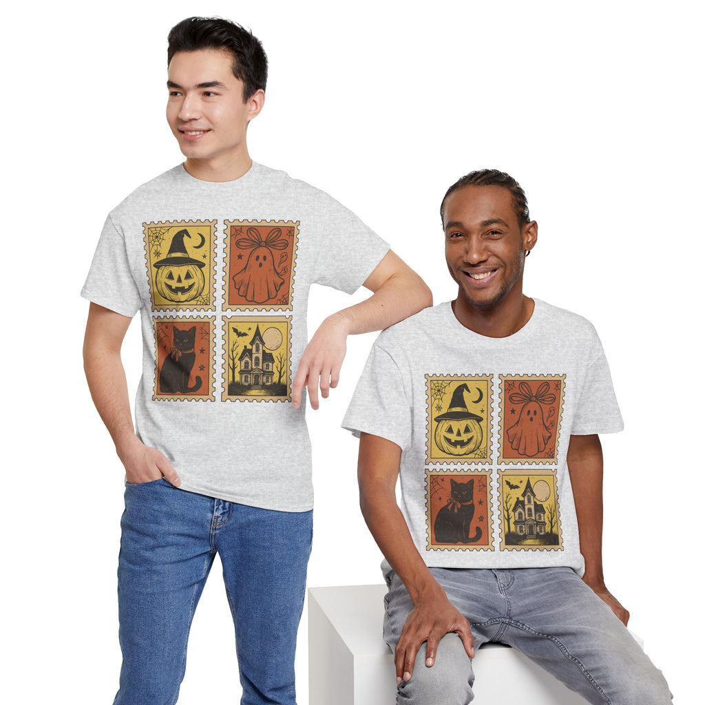 Halloween Stamp Collection Unisex Cotton Tee