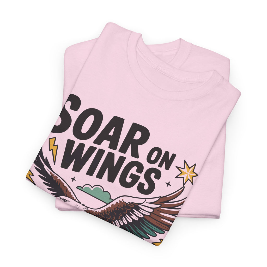 Isaiah 40:31 "Soar on Wings" Eagle Unisex Cotton T-Shirt