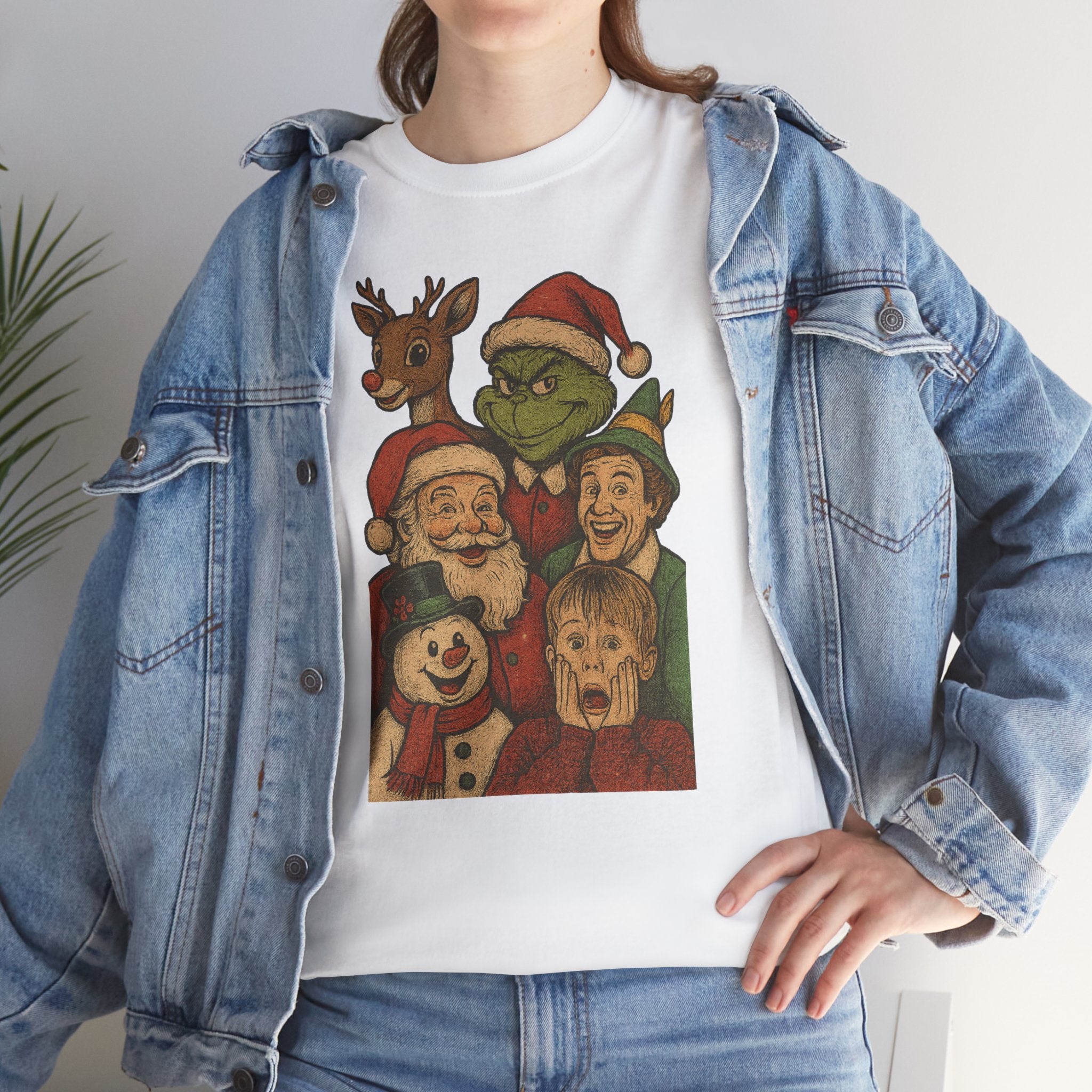 Christmas Icon Vintage Unisex Cotton Tee