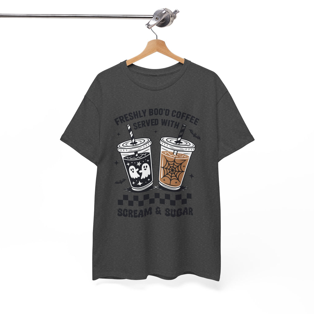 Halloween Iced Coffee Unisex Cotton Tee