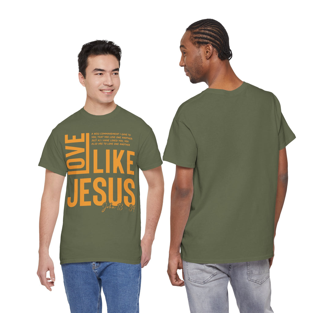 Love Like Jesus T-Shirt — John 13:34 Christian Unisex Cotton Tee