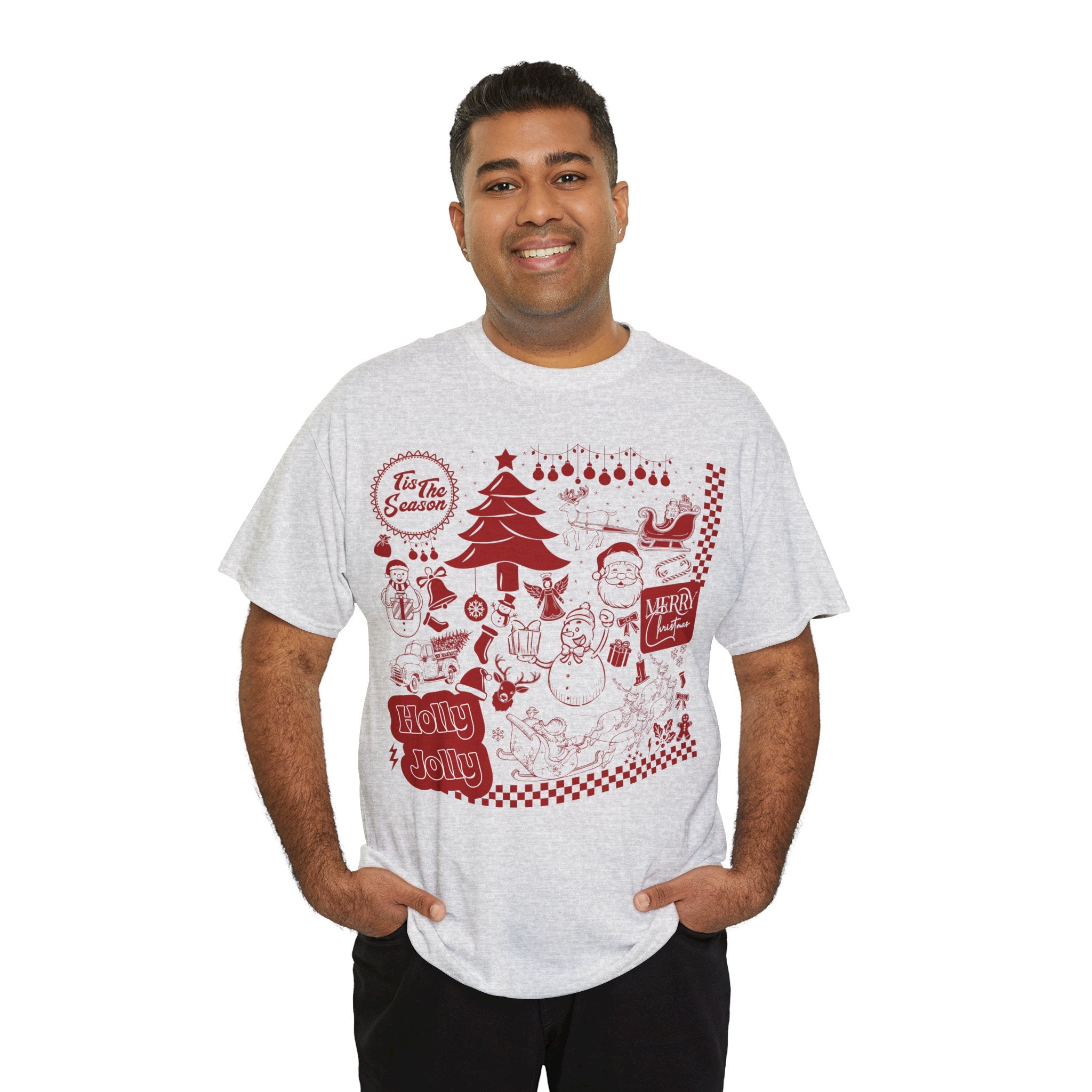 Christmas Festive Unisex Cotton T-shirt