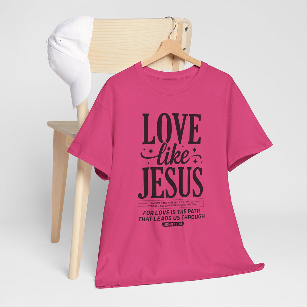 Love Like Jesus Tee — John 13:34 Faith-Inspired Christian Unisex Cotton T-Shirt