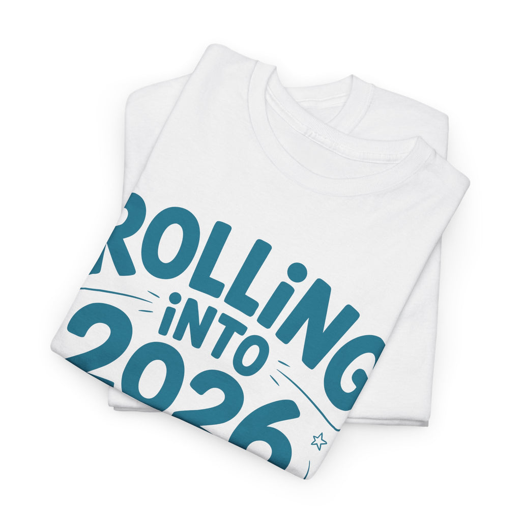 Rolling Into 2026 Hedgehog Skateboard Unisex Cotton Tee