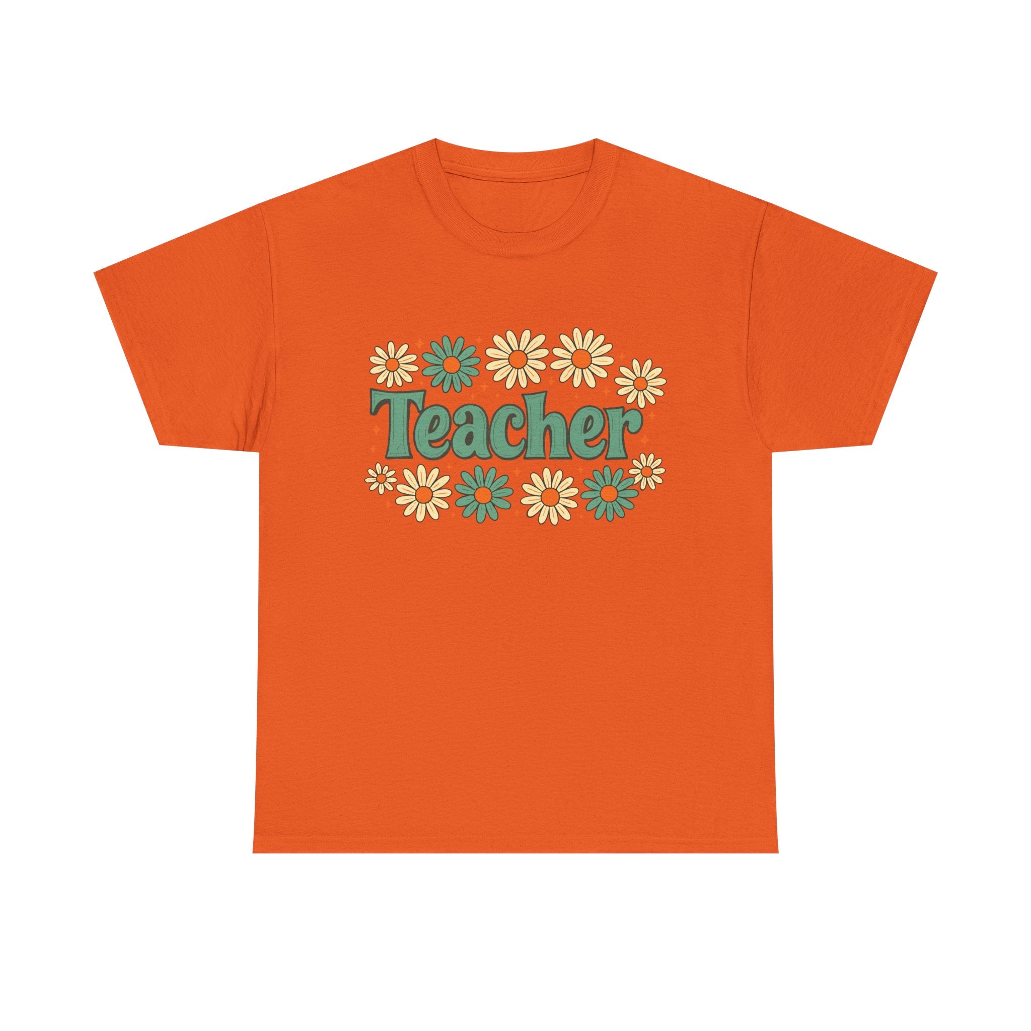 Floral Teacher Tee - Perfect Gift for Educators