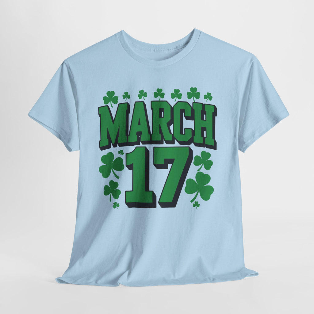 St. Patrick’s Day March 17 Shamrock Unisex Cotton T‑Shirt