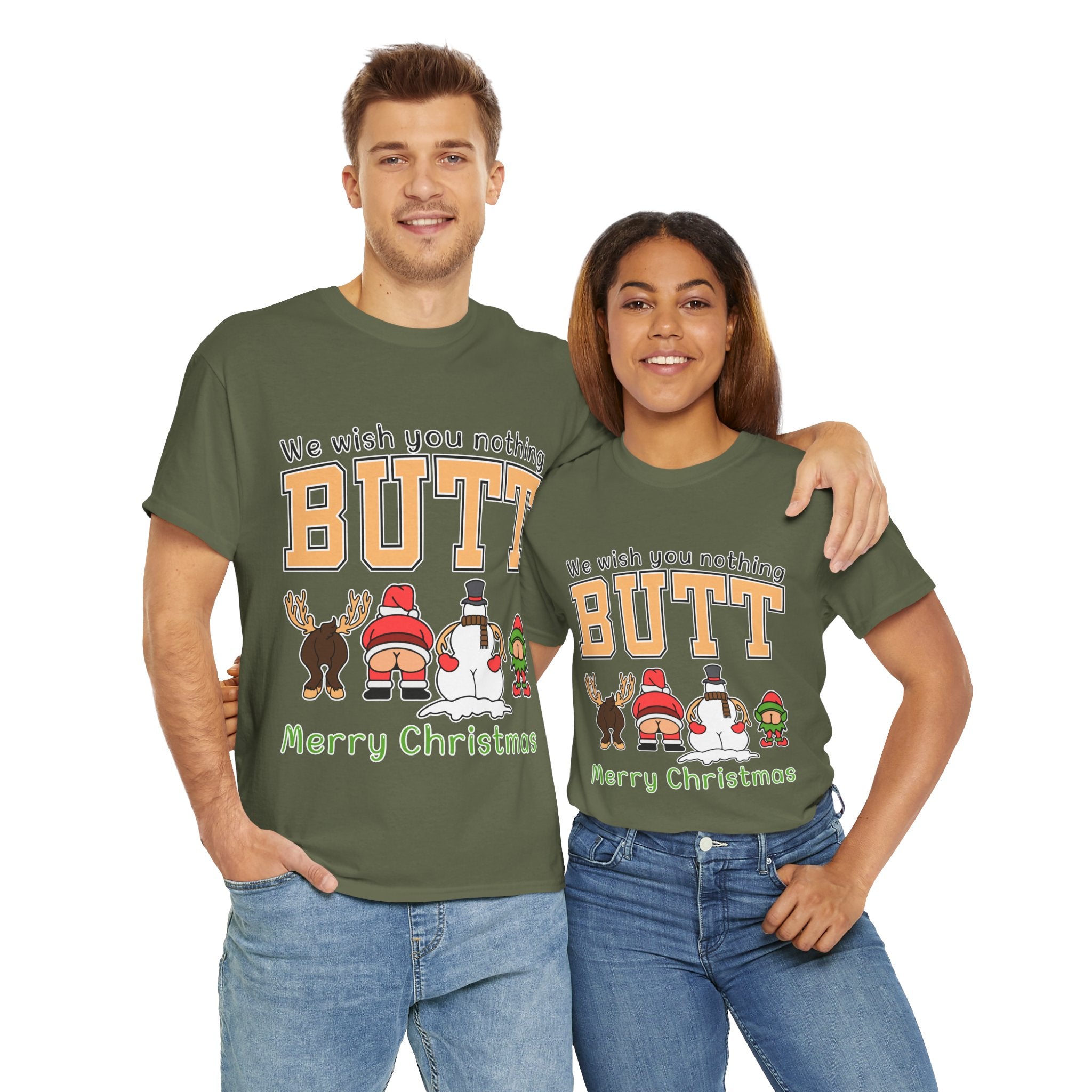 Christmas Butts Unisex Cotton Tee