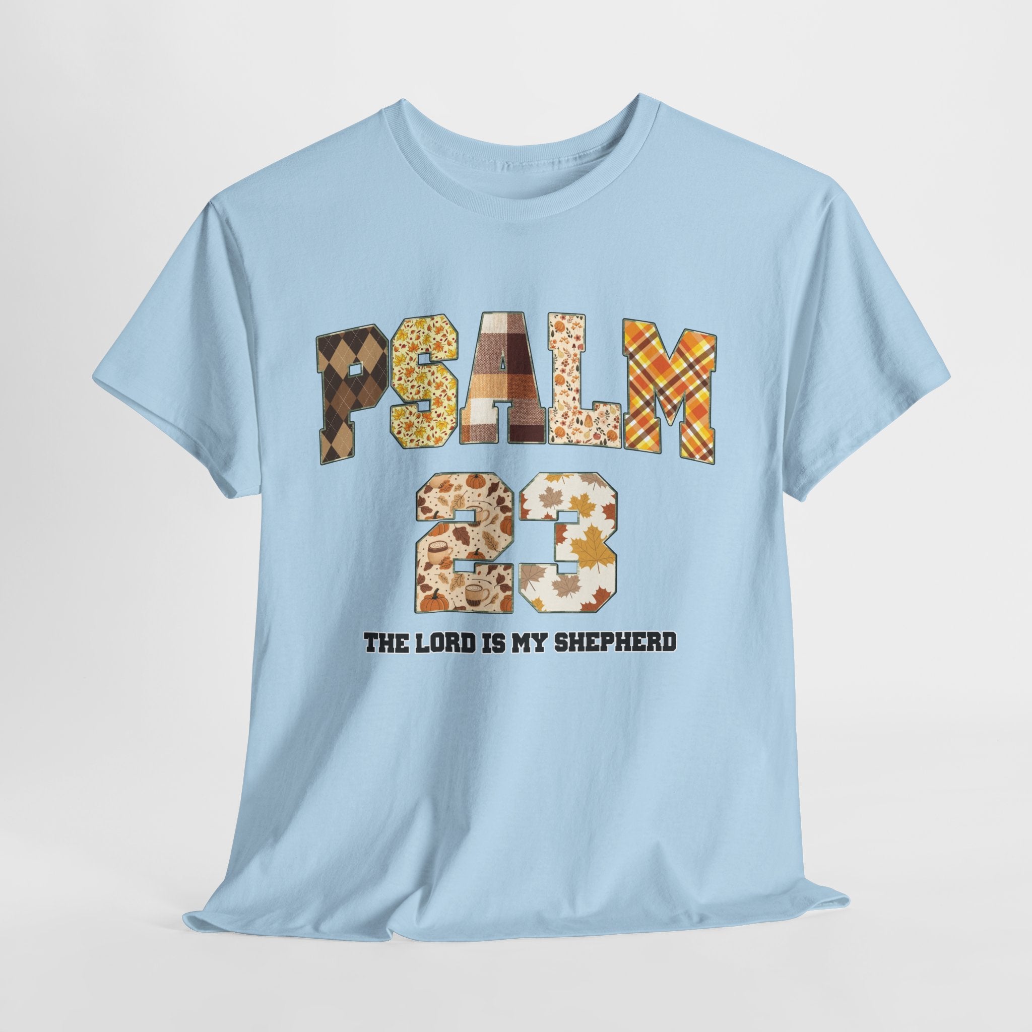 Psalm 23 Patchwork Unisex Cotton Tee