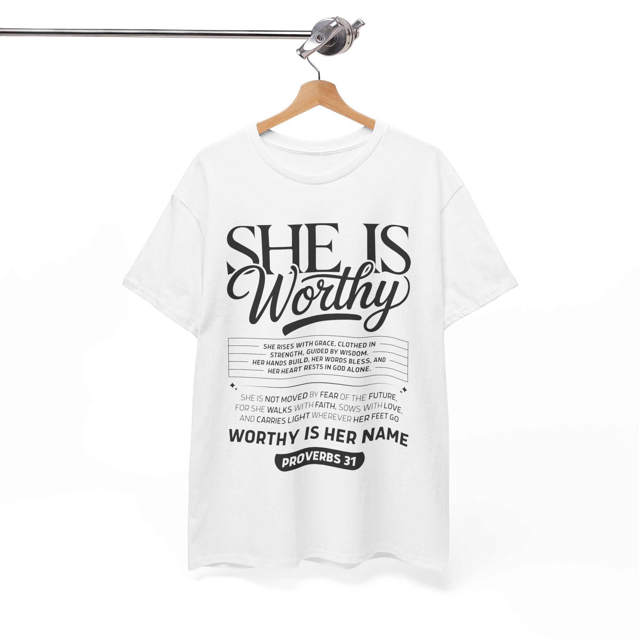 Vintage Black & White Christian Faith Tee — Heartfelt Scripture Quote Unisex Cotton Tee