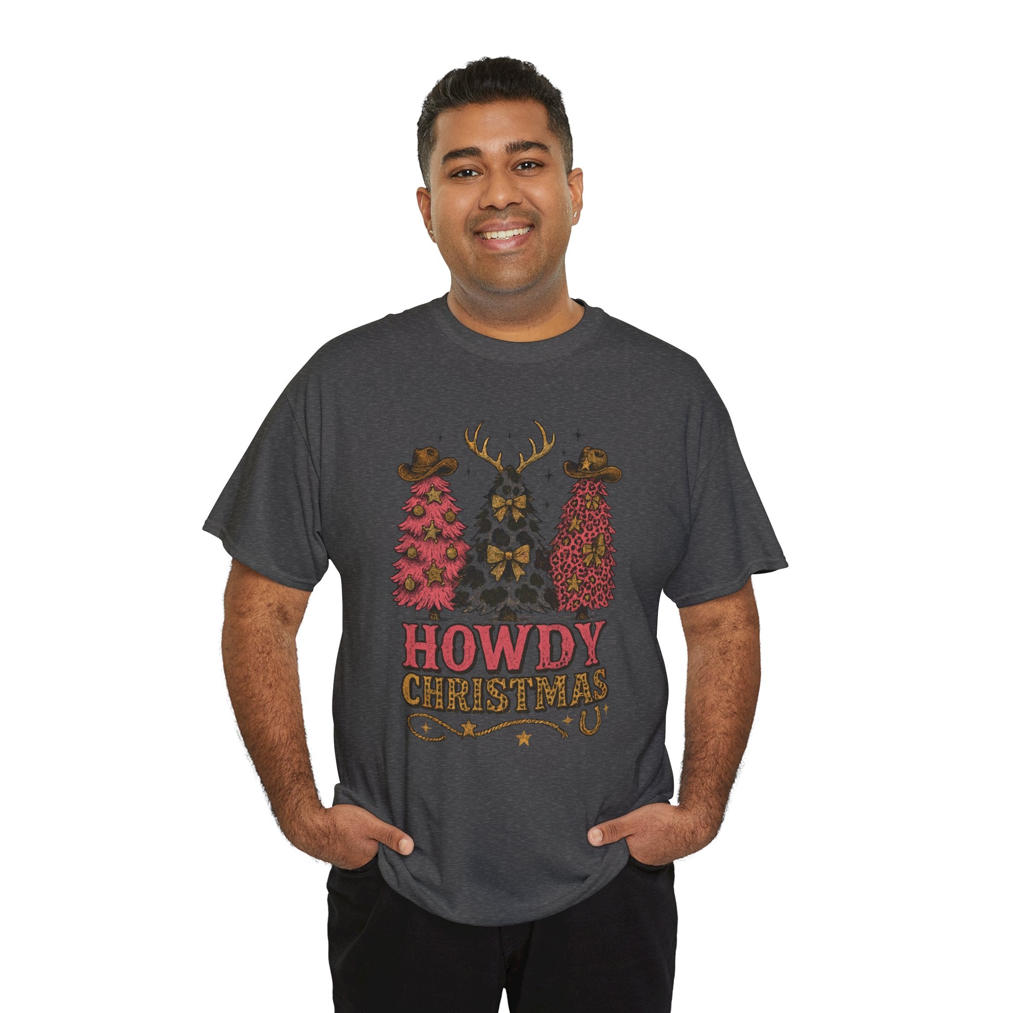 Western Christmas Unisex Cotton Tee