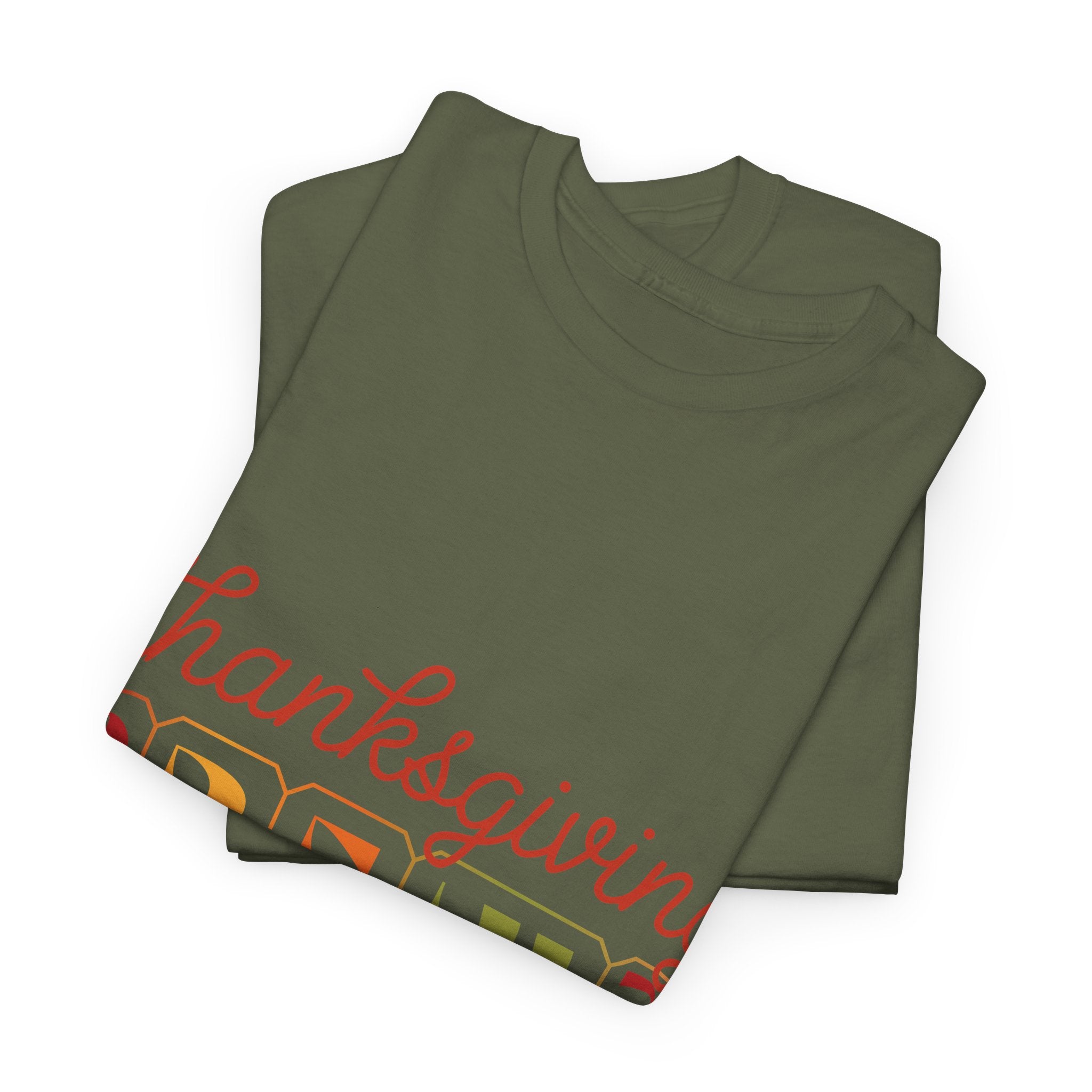 Thanksgiving Crew 2025 Tee — "Thankful for My Tribe" Autumn Holiday Unisex Cotton Tshirt
