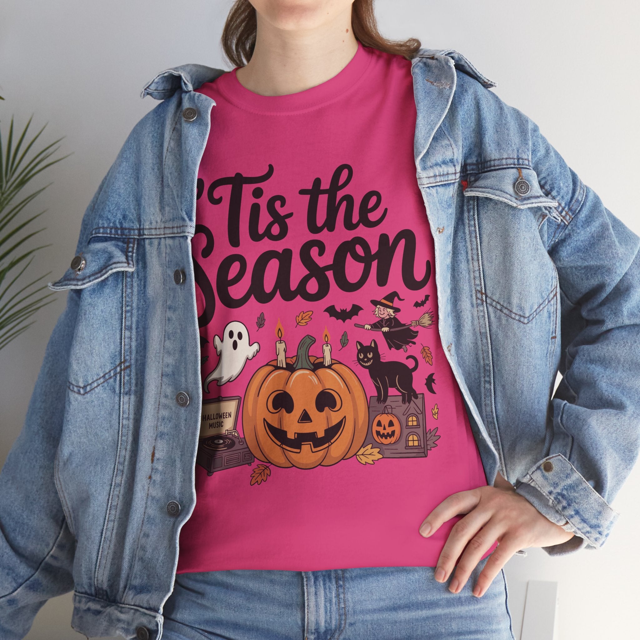 Holiday Season Unisex Cotton T-Shirt - Tis the Season Design