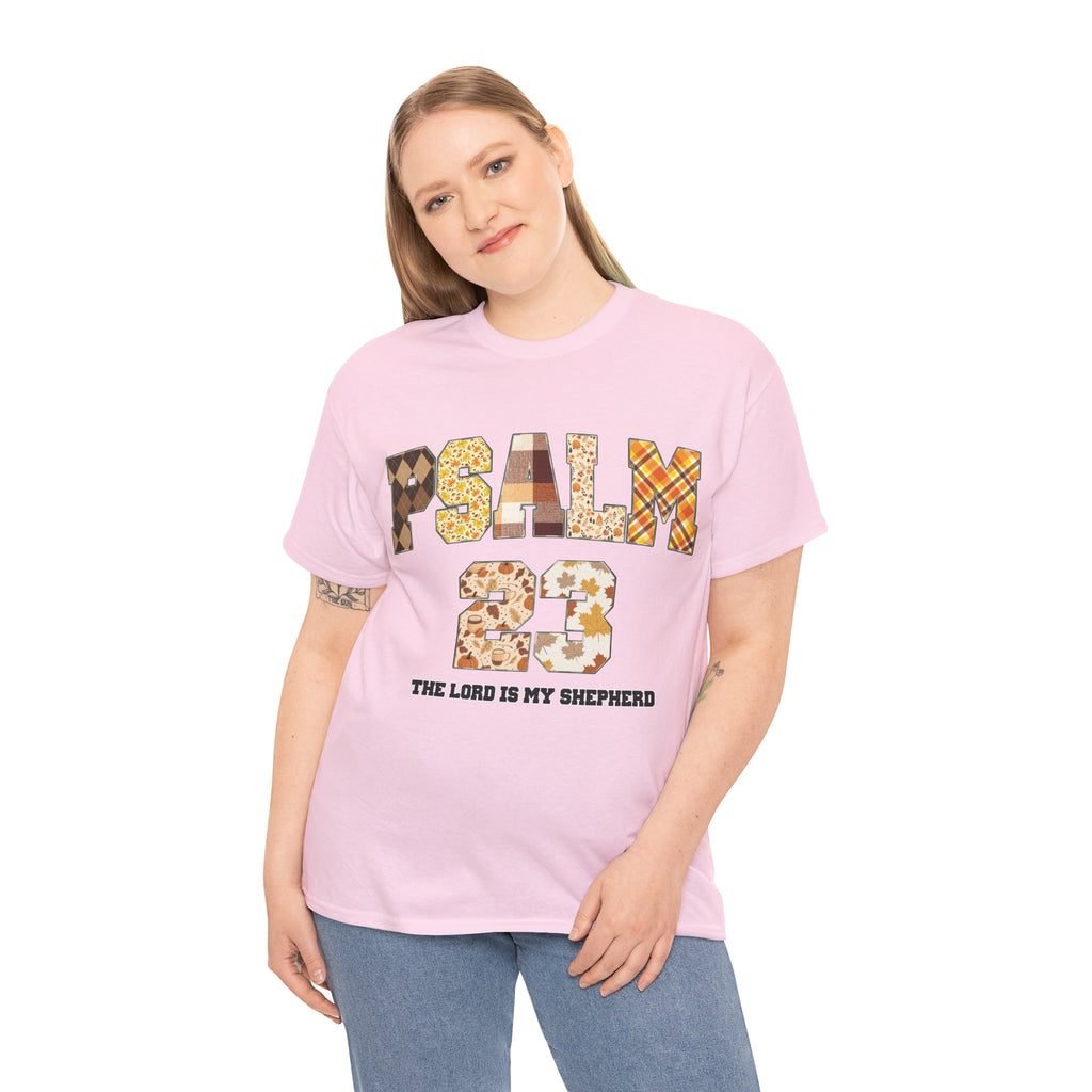 Psalm 23 Patchwork Unisex Cotton Tee