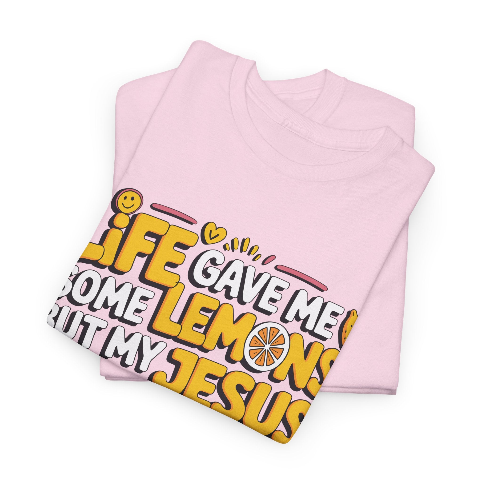 Christian Lemonade T-Shirt — “Life gave me some lemons but my Jesus he be makin’ lemonade”Unisex Cotton Tee