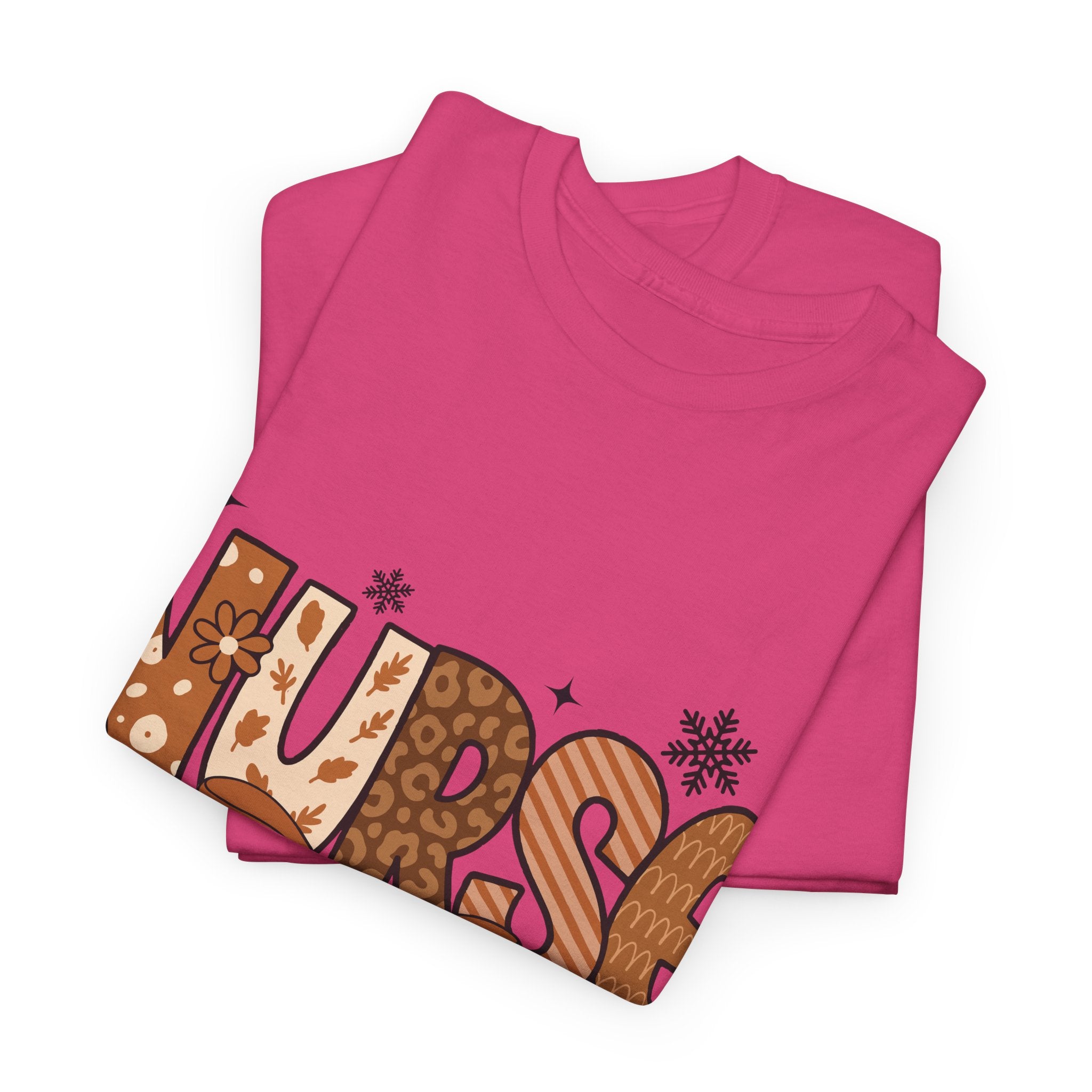 NURSE Fall Stethoscope Tee — Brown Autumn Nurse Unisex CottonT shirt