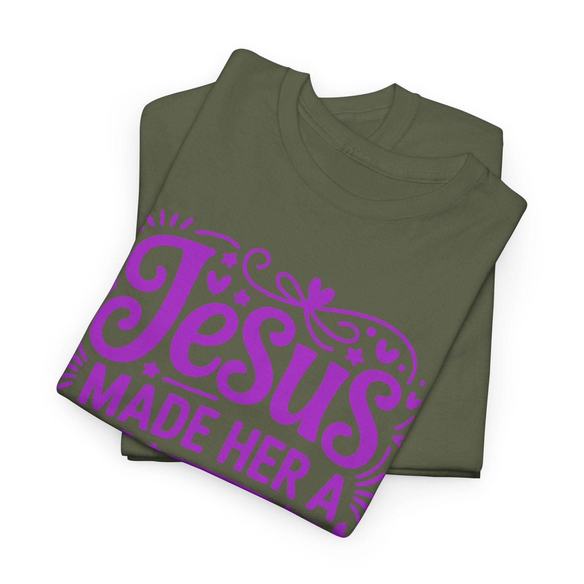 Jesus Made Her a Mama — Christian MamaUnisex Cotton T-Shirt