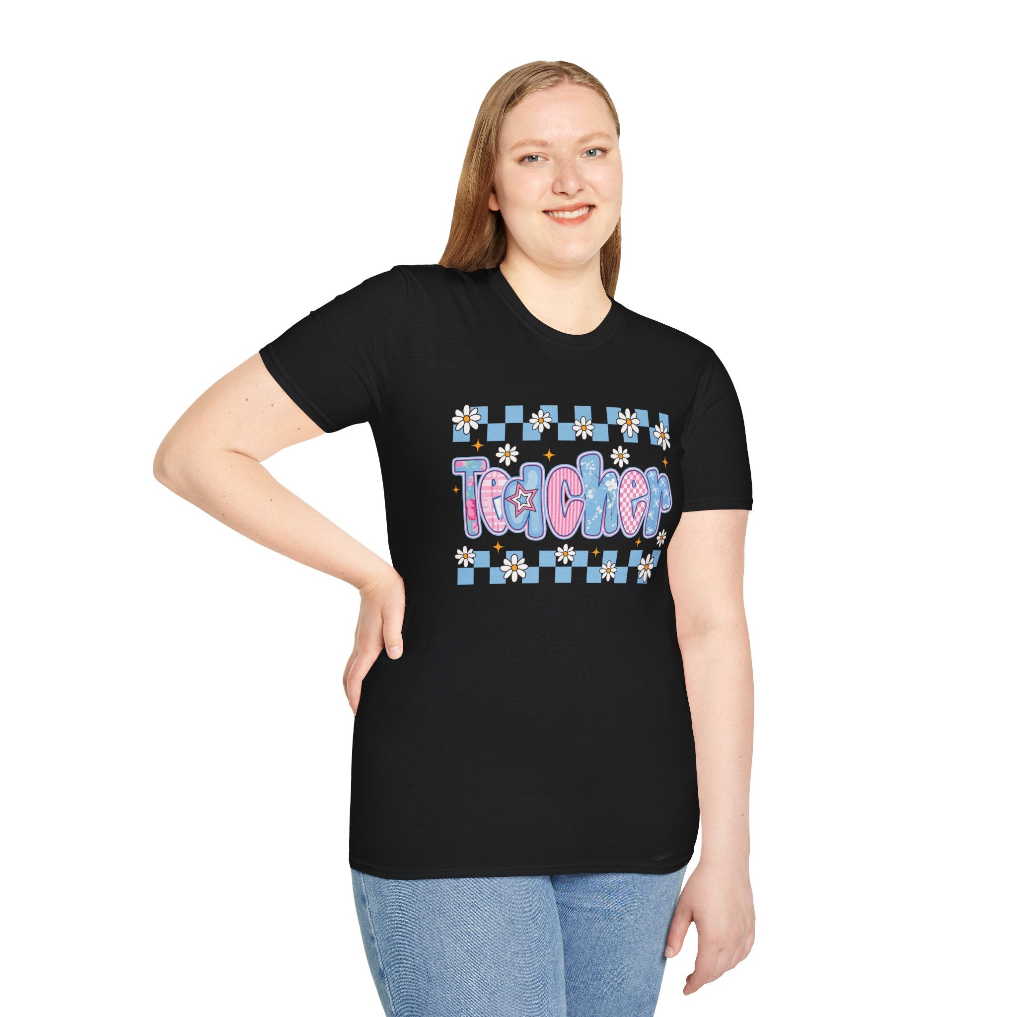 Teacher Vibes Unisex Softstyle T-Shirt