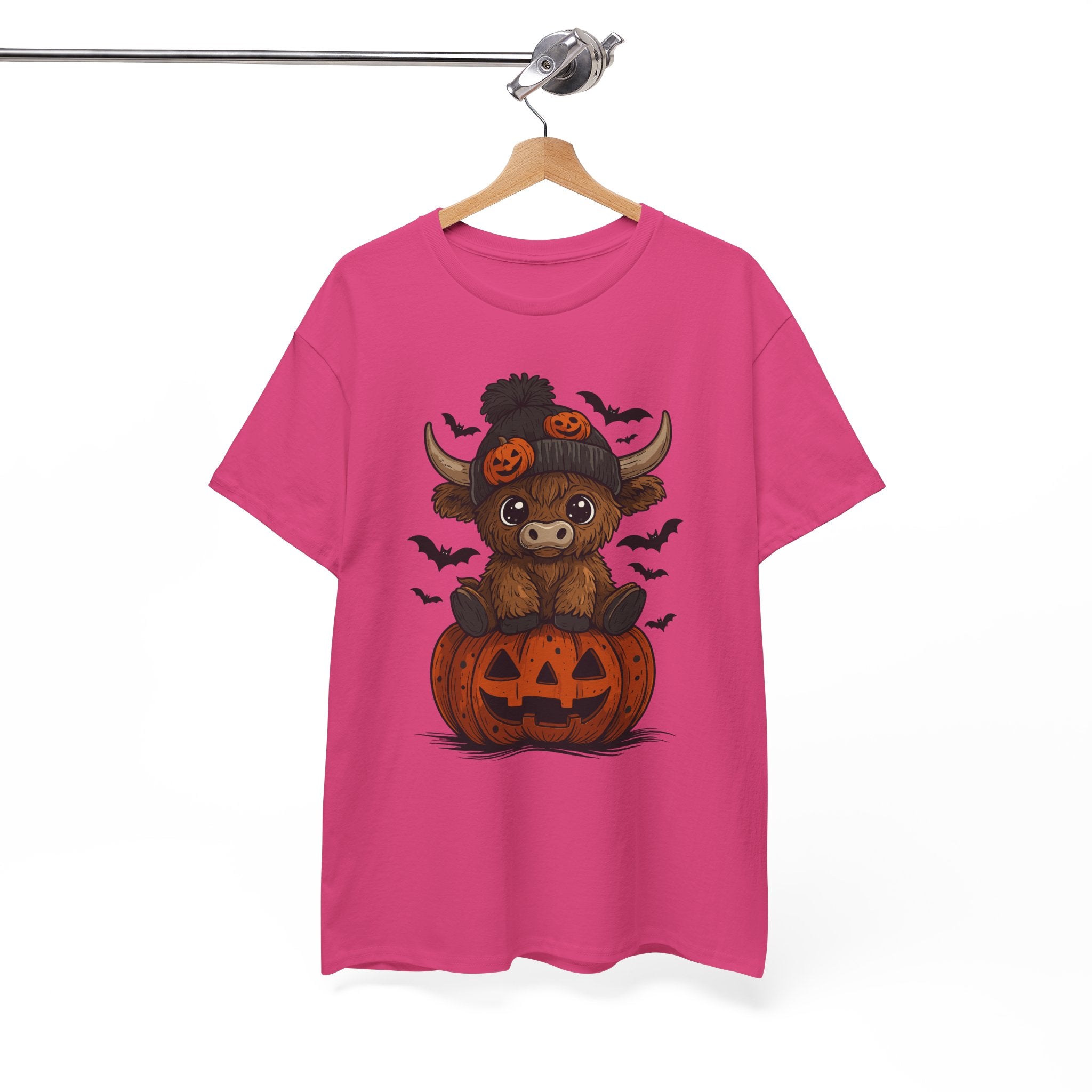 Halloween Cow Unisex Cotton Tshirt