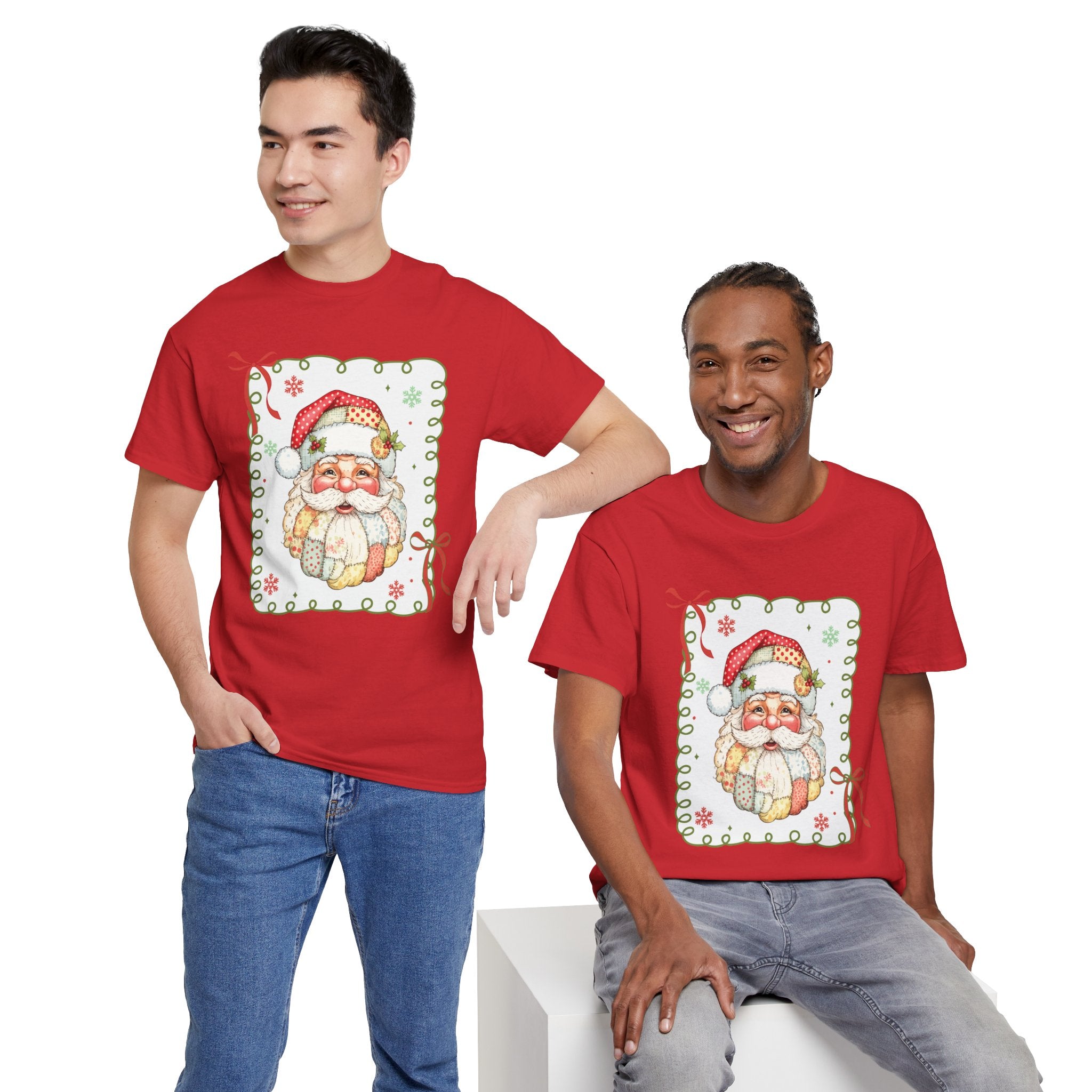 Santa Vintage Unisex Cotton Tee