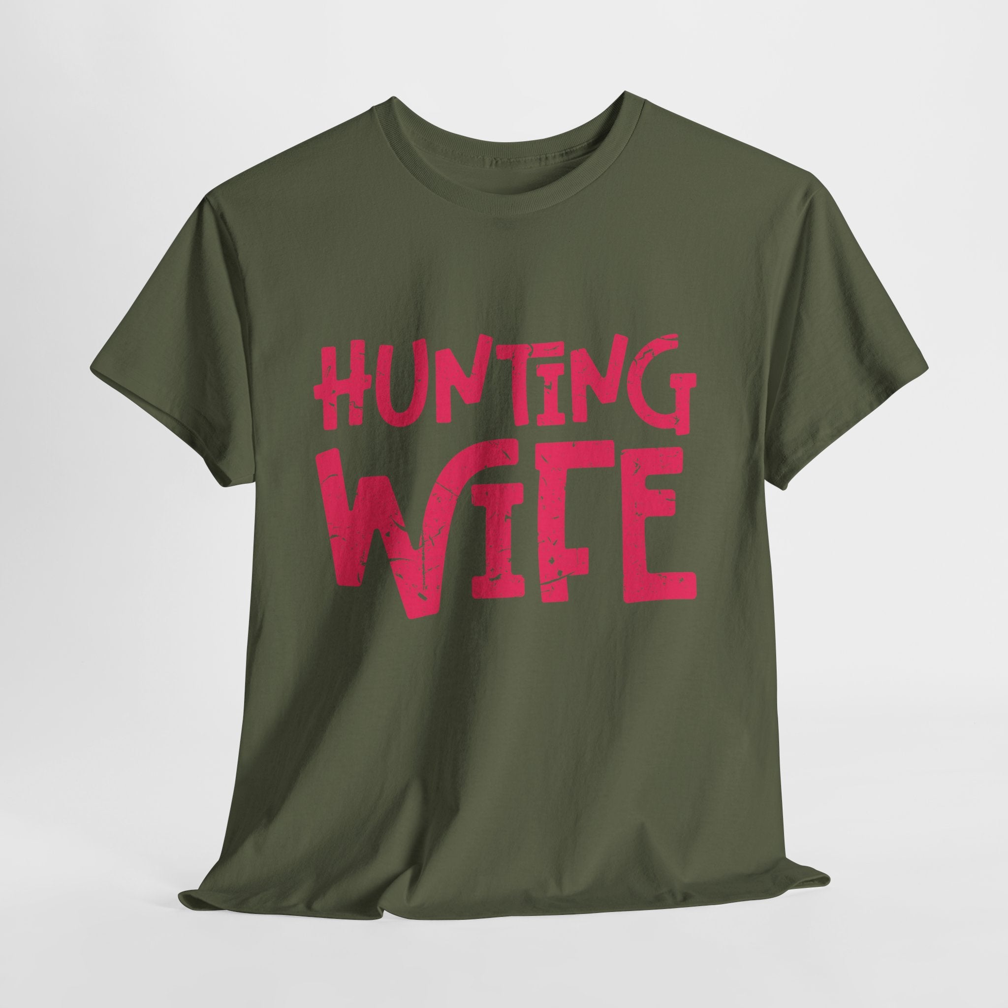 Hunting Season Vintage Badge T-Shirt — Rugged Orange Hunting Unisex Cotton Tee