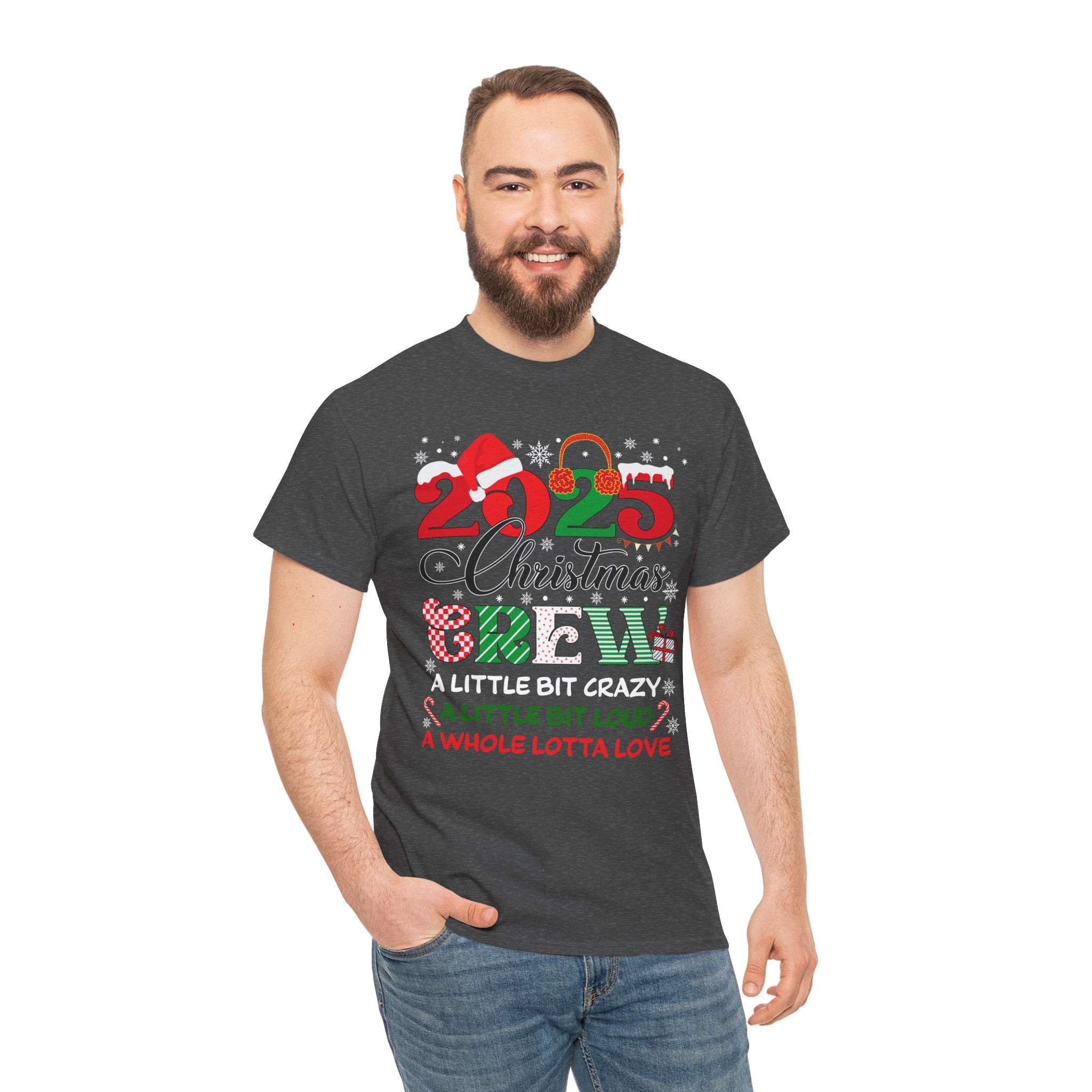 Christmas Crew 2025 Unisex Cotton Tee