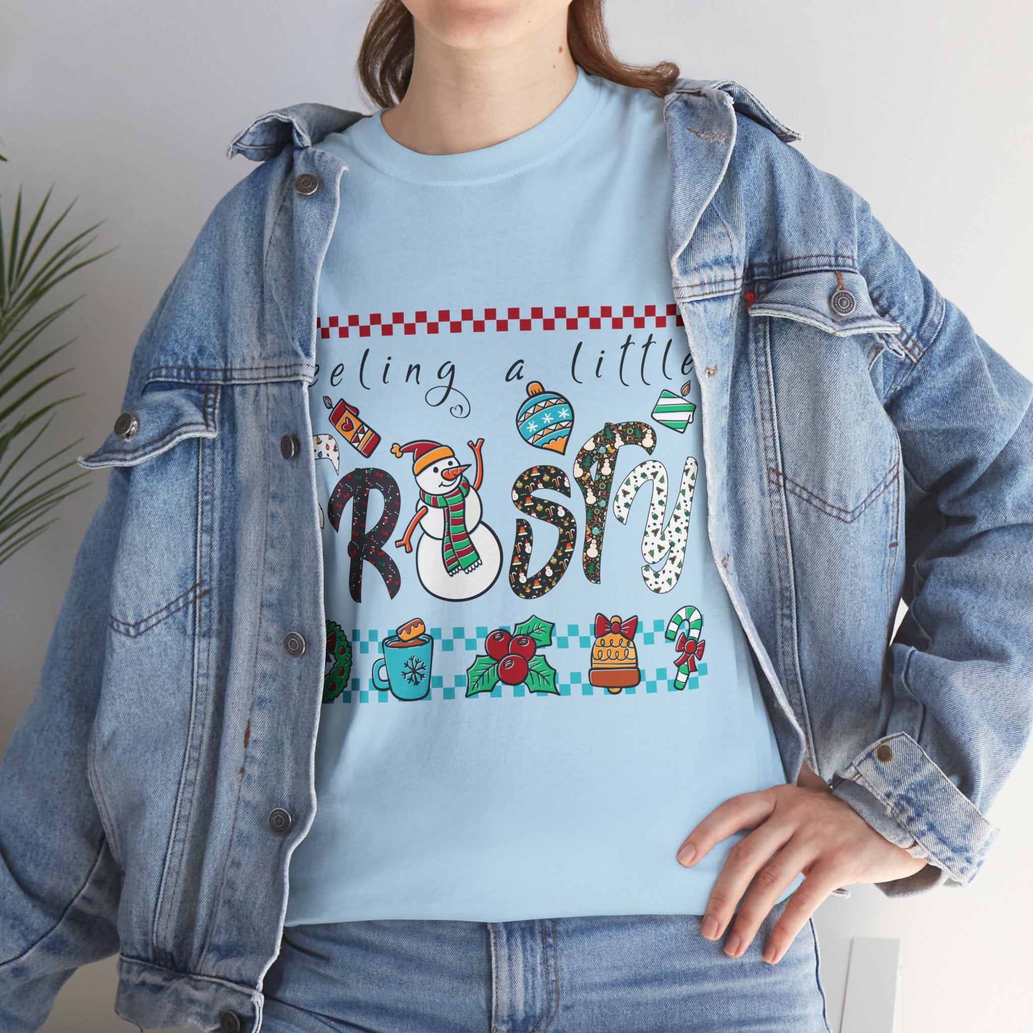 Christmas Frosty Unisex Cotton Tee