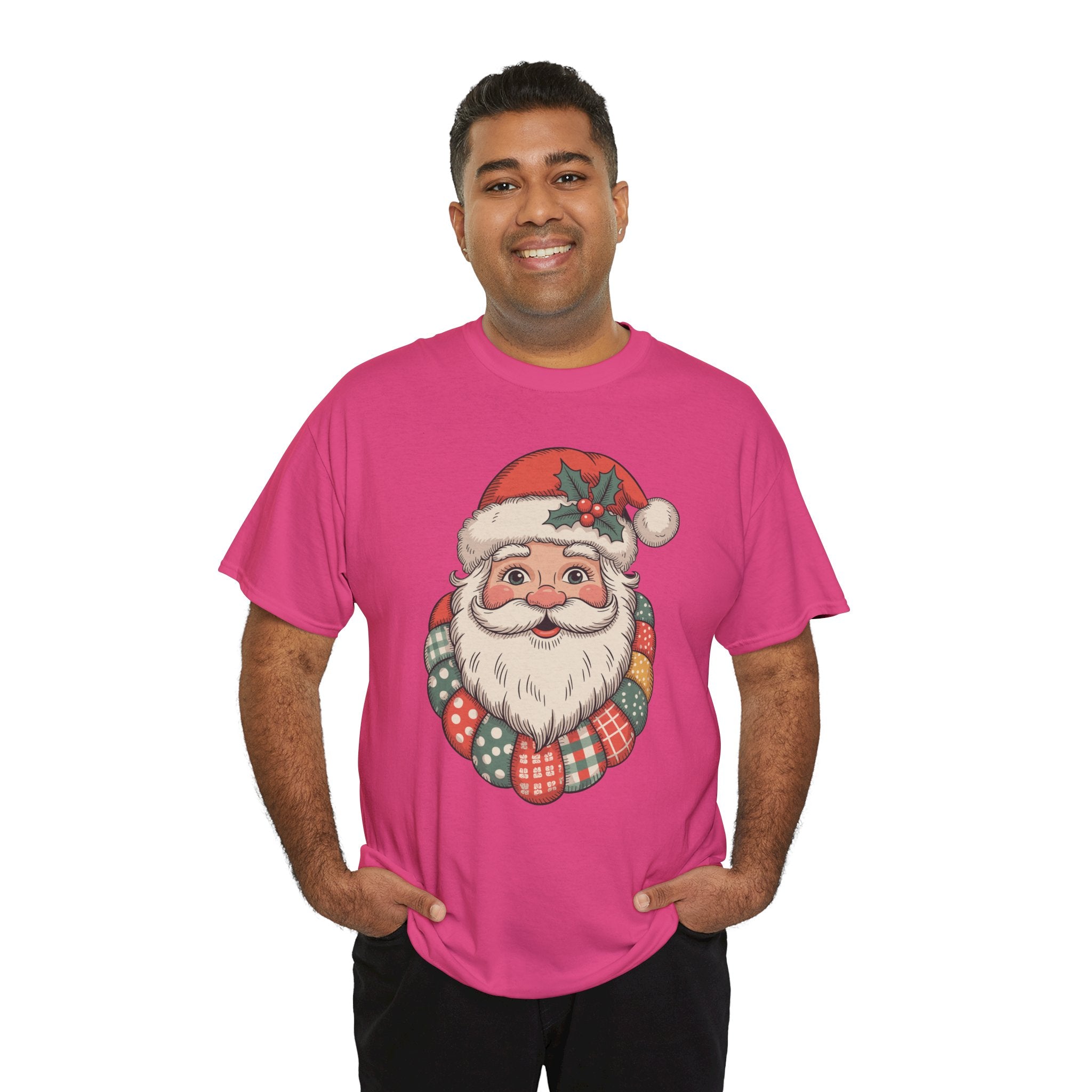Vintage Santa Unisex Cotton Tee