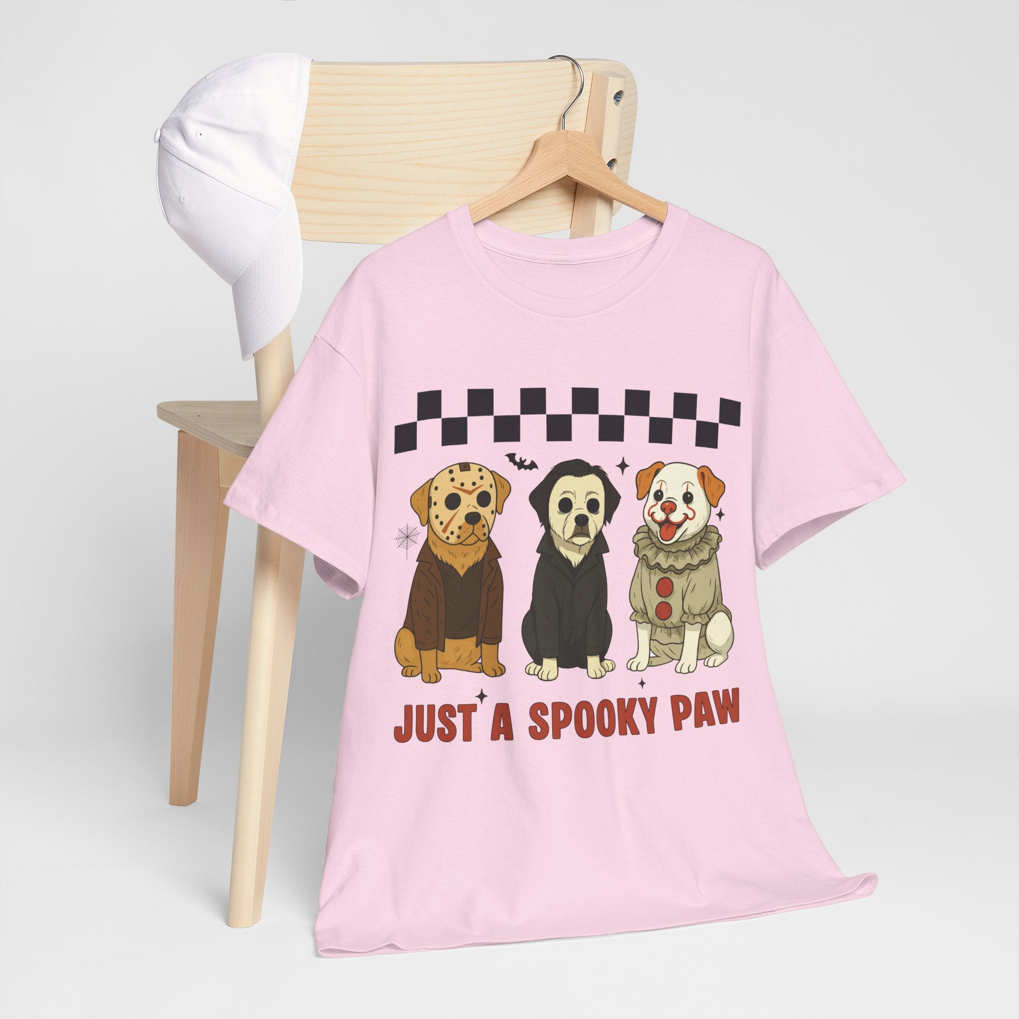 Halloween "Just A Spooky Paw" Unisex Cotton Tee