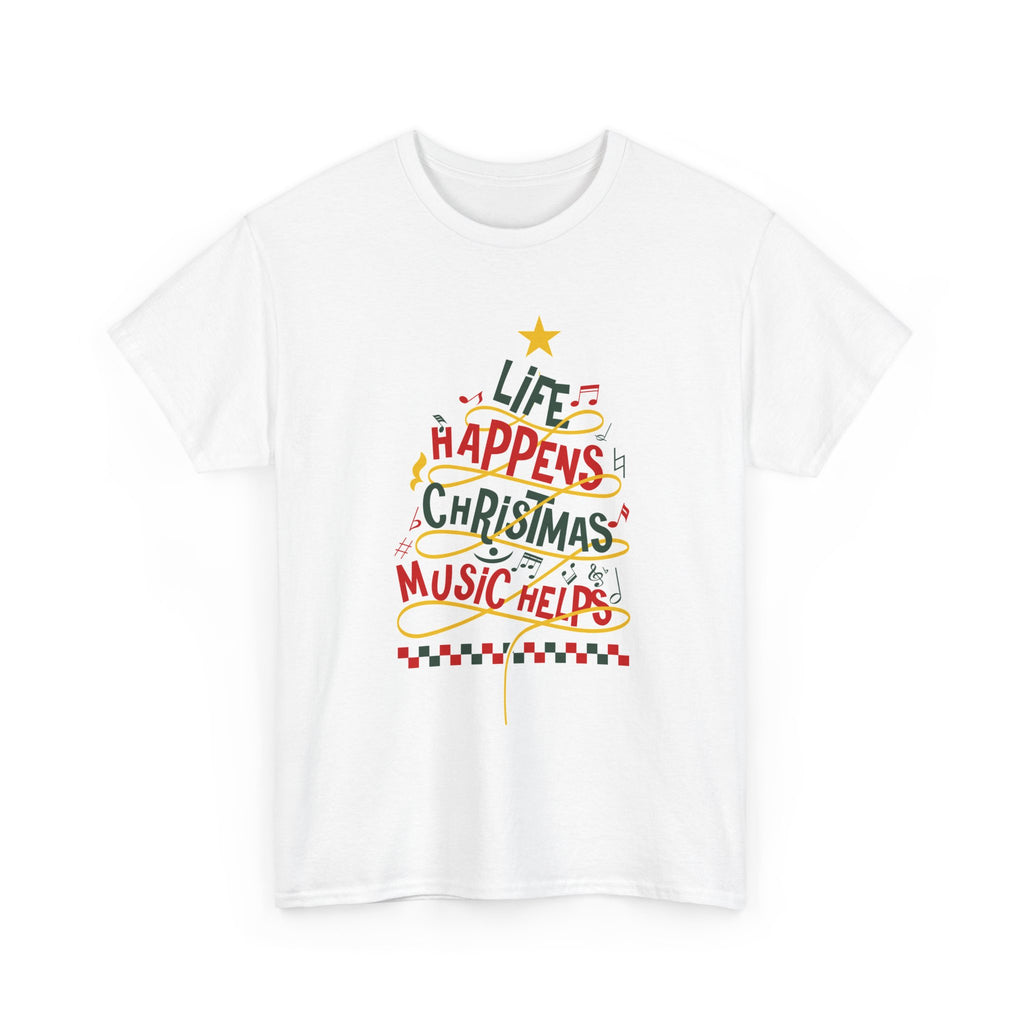 Christmas Music Tree Unisex Cotton Tee