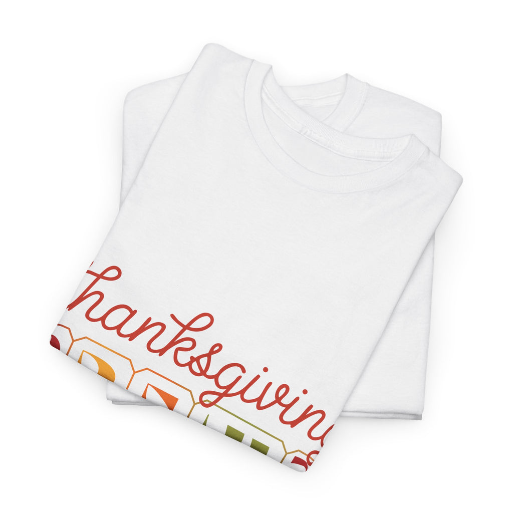 Thanksgiving Crew 2025 Tee — "Thankful for My Tribe" Autumn Holiday Unisex Cotton Tshirt