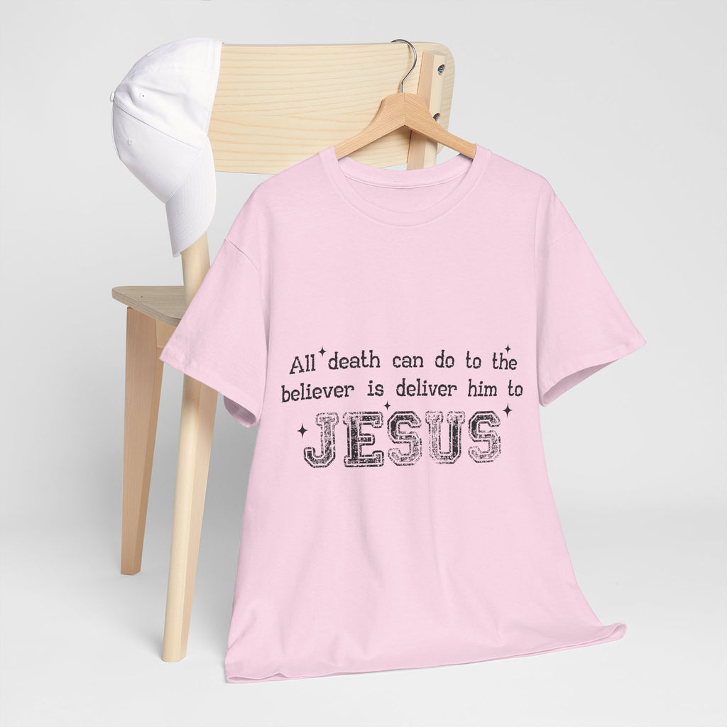 Minimalist Black Typographic Unisex Cotton Tee