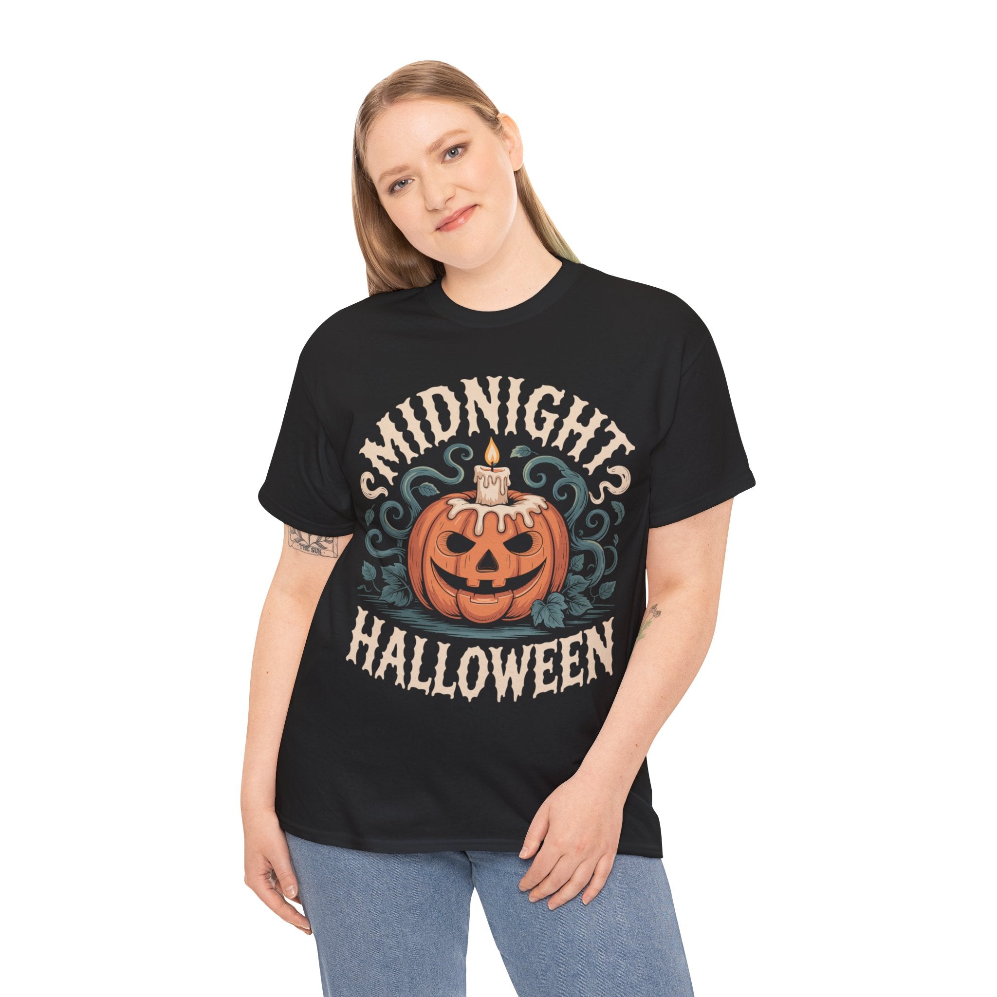 Midnight Halloween Pumpkin Tee
