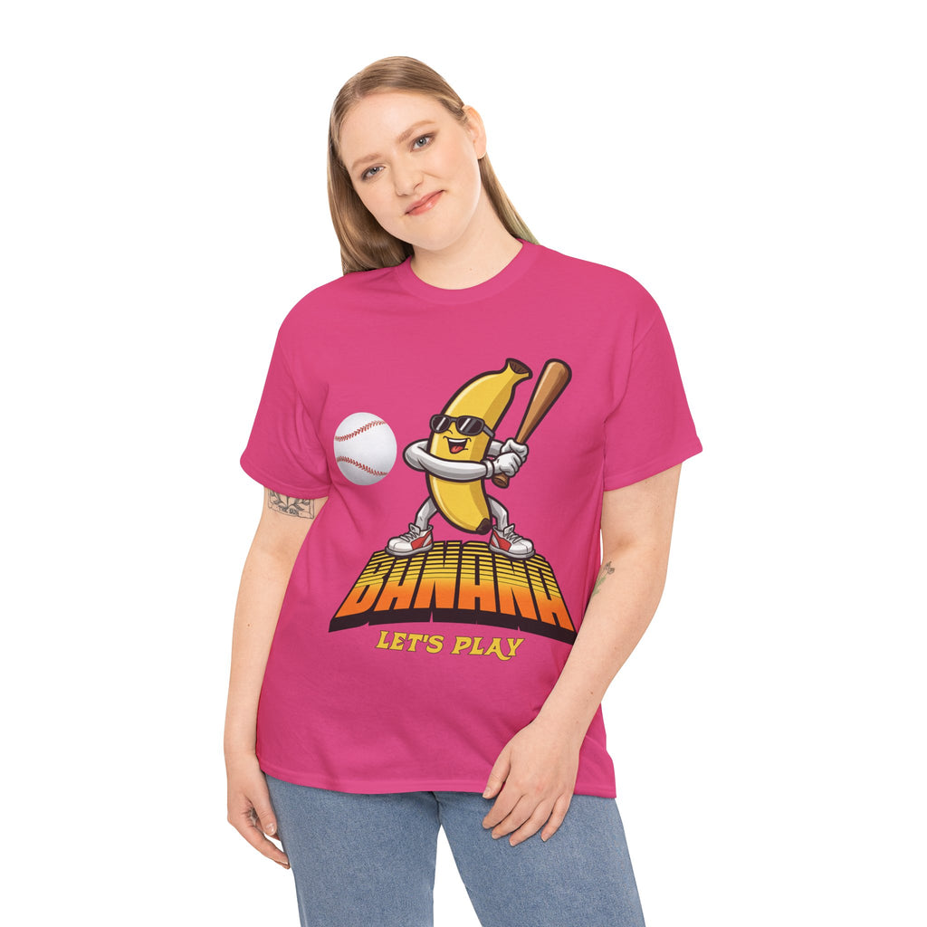 Banana Playing Baseball Tee