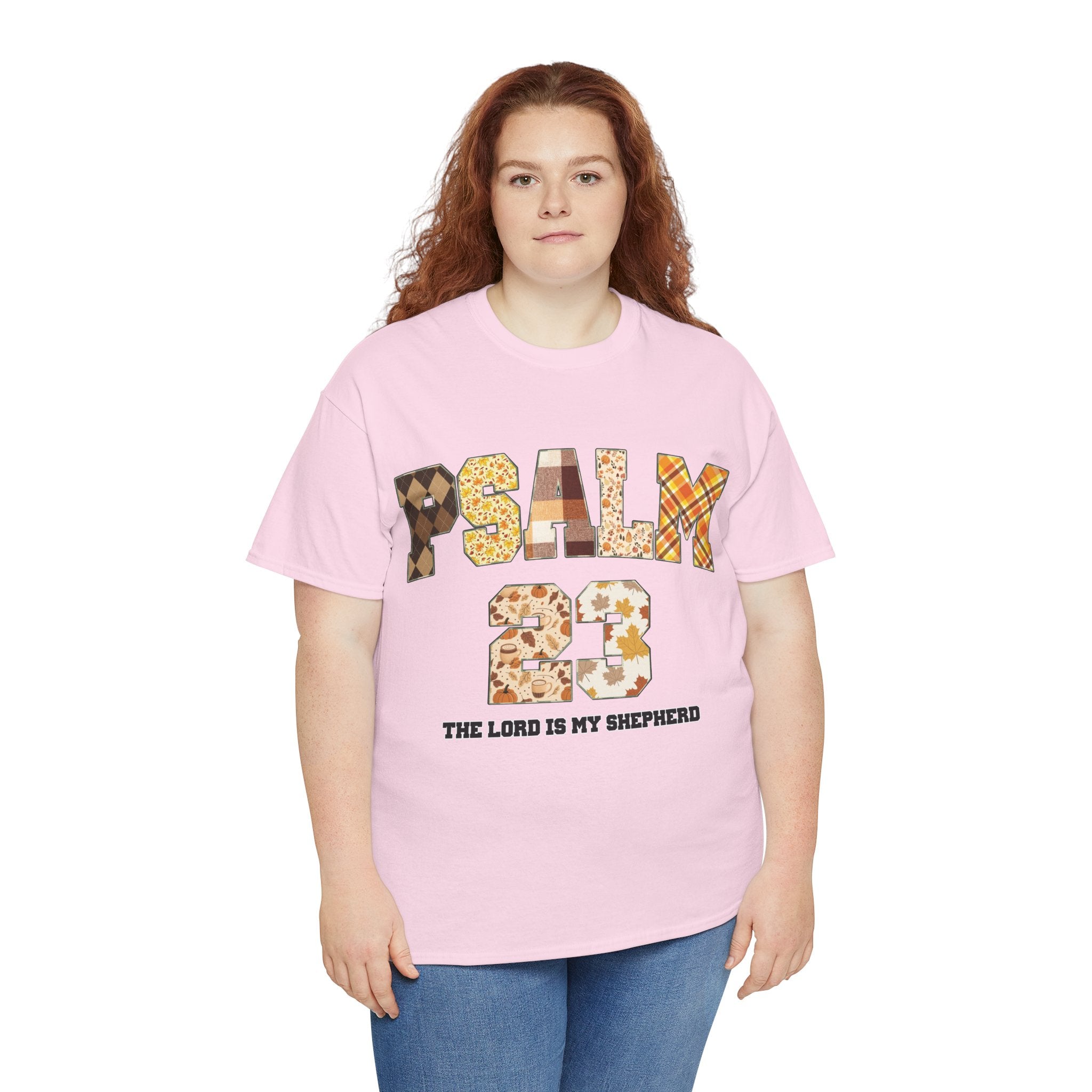 Psalm 23 Patchwork Unisex Cotton Tee