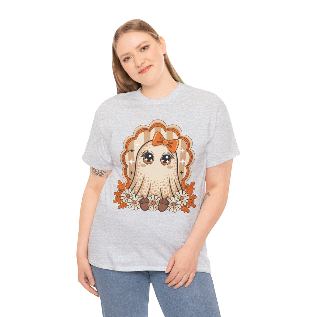 Ghost and Daisies Unisex Cotten Tee
