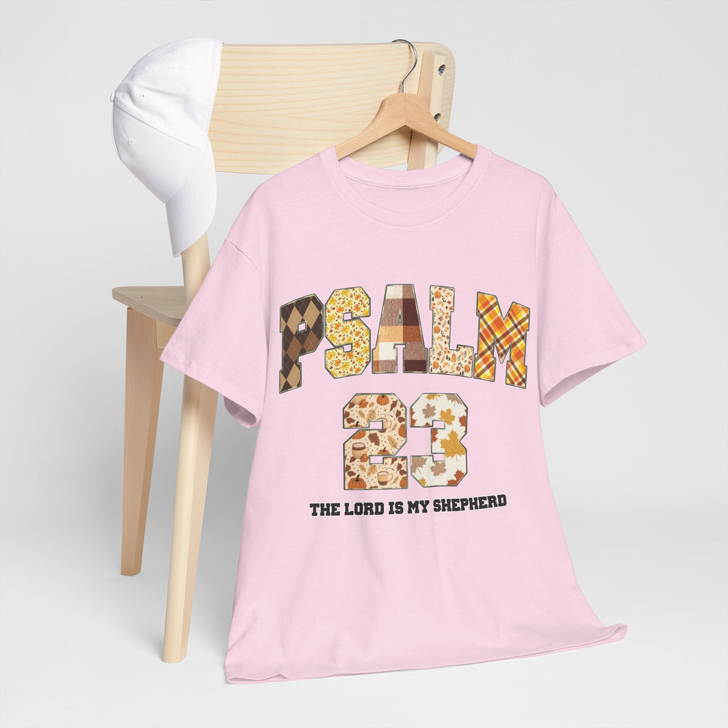 Psalm 23 Patchwork Unisex Cotton Tee