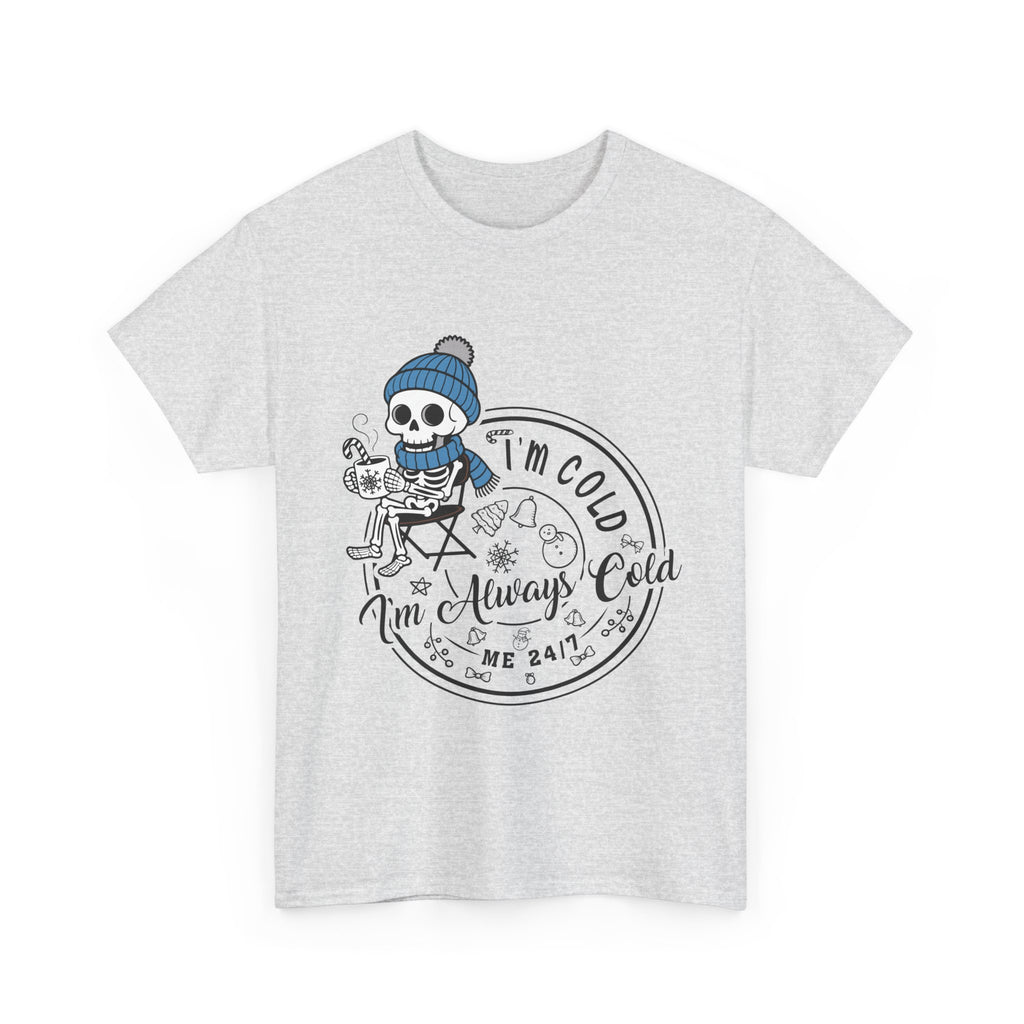 Cozy Skeleton Unisex Cotton Tee
