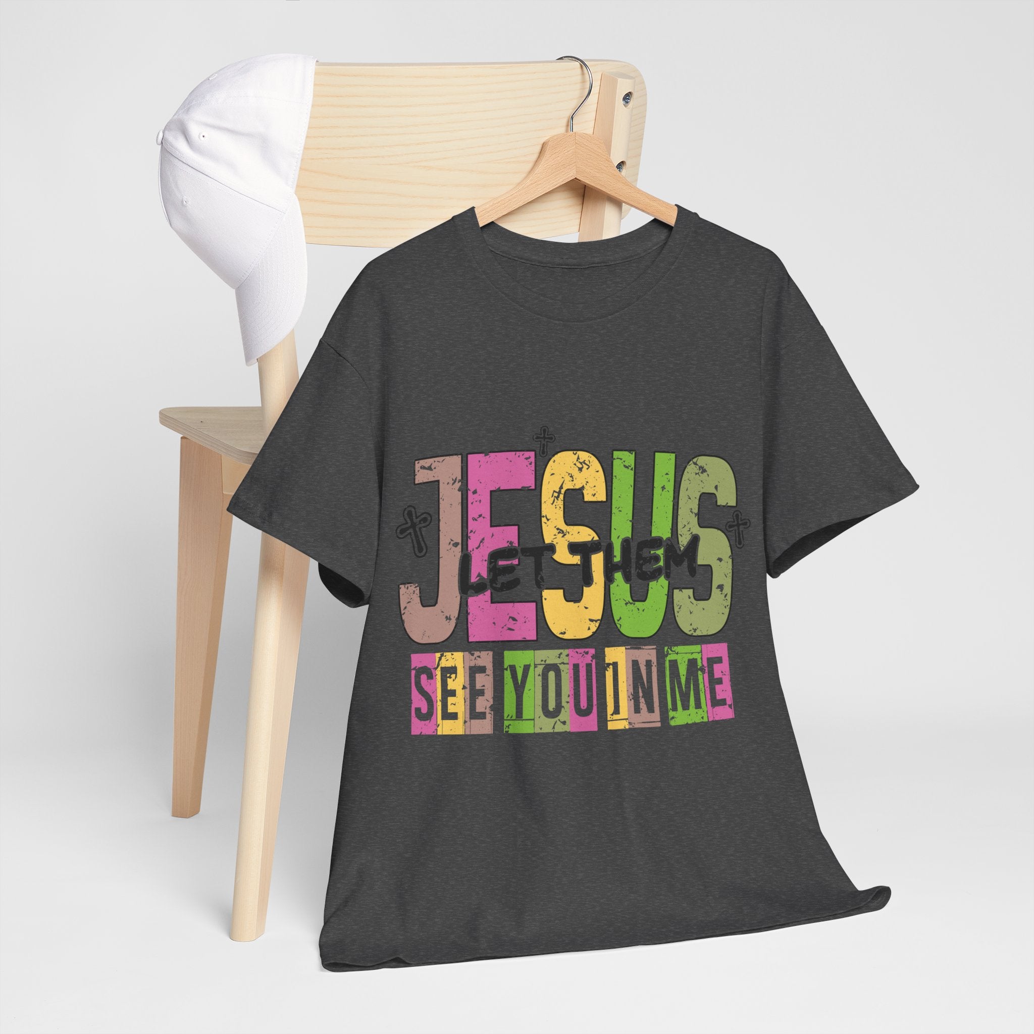 Jesus ‘See You In Me’ Distressed Pastel Unisex Cotton T-Shirt