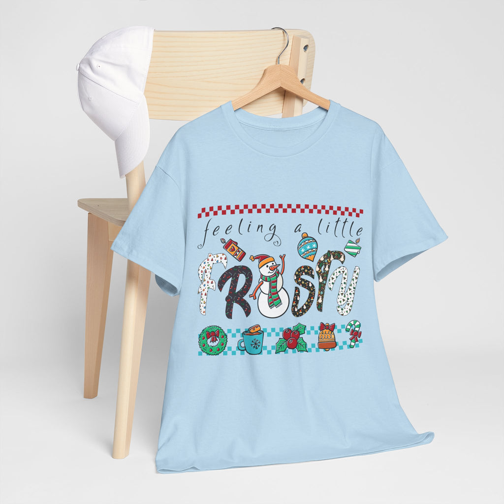 Christmas Frosty Unisex Cotton Tee