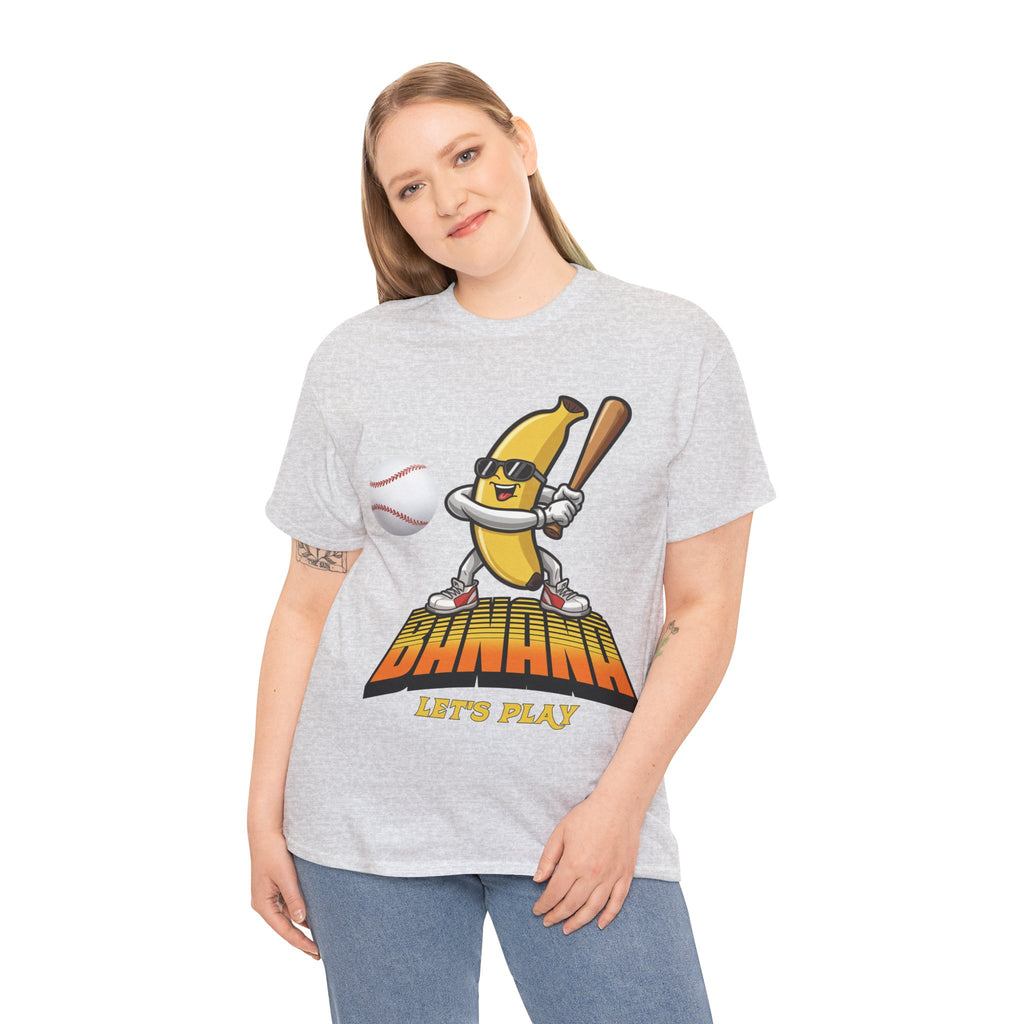 Banana Playing Baseball Tee